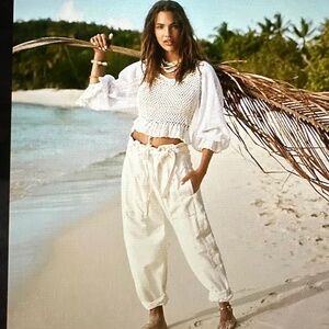 Free People sky Rider relaxed Fit pants. NWOT